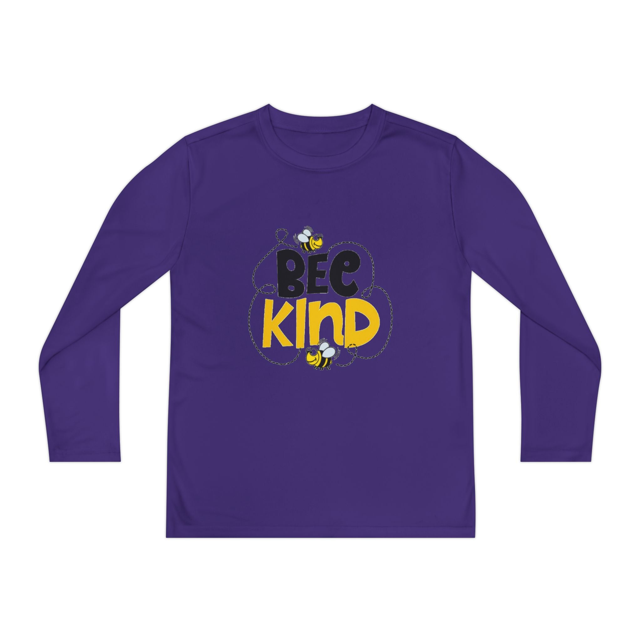Bee Kind Youth Long Sleeve Competitor T-Shirt