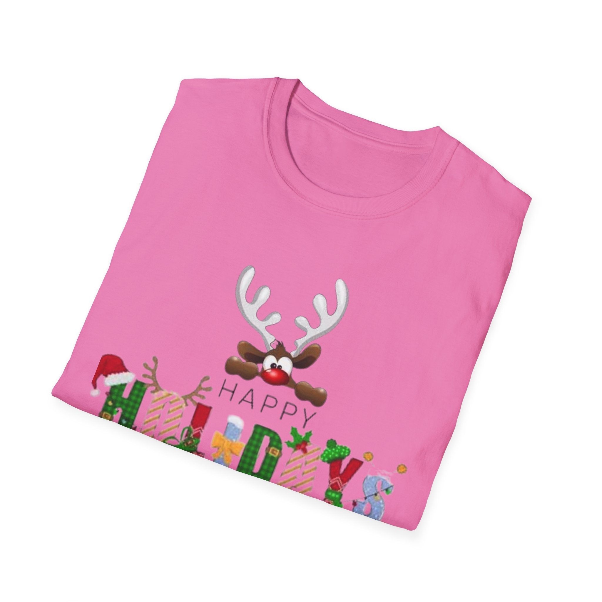 Happy Holidays Unisex Softstyle T-Shirt