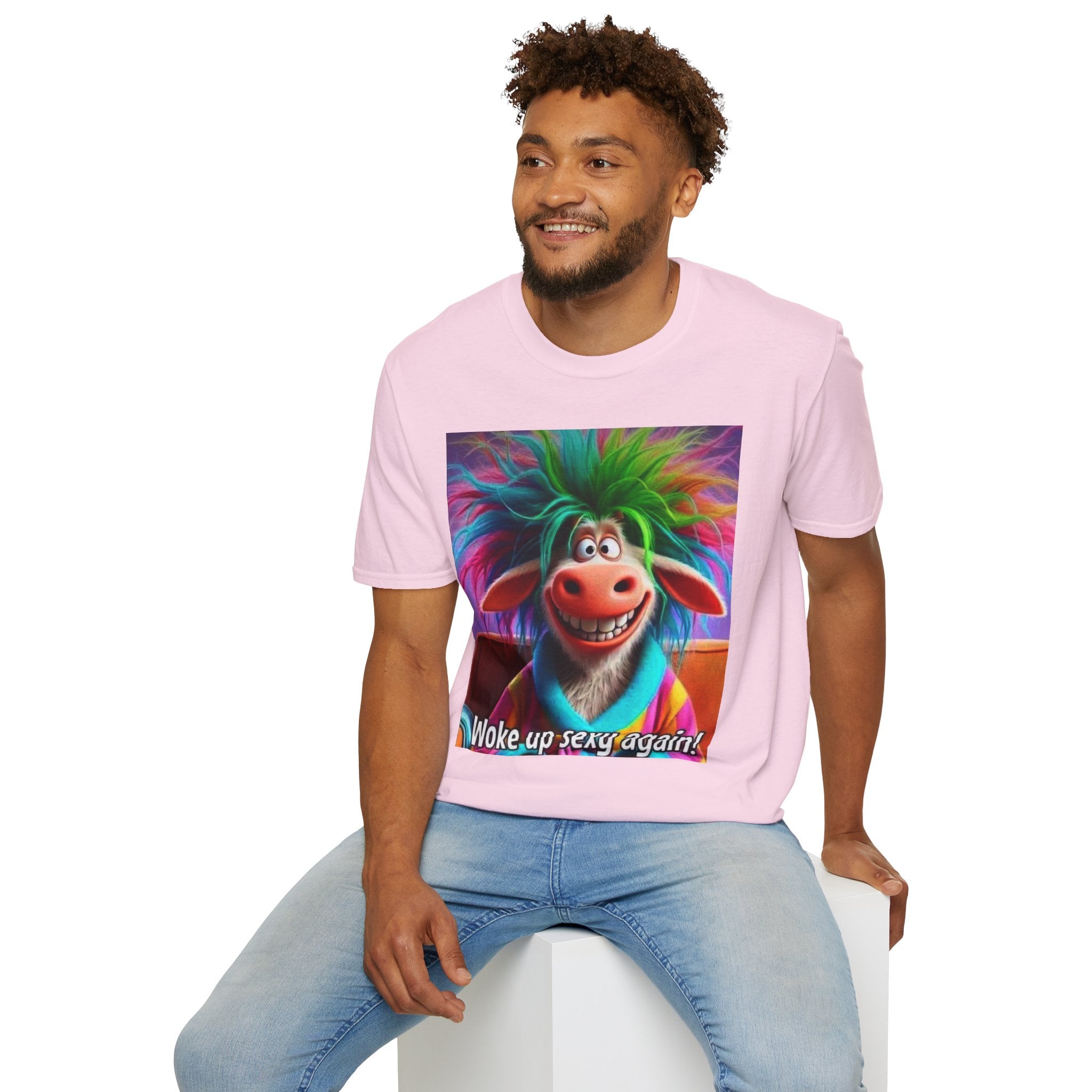 Woke Up Sexy Again Unisex Softstyle T-Shirt