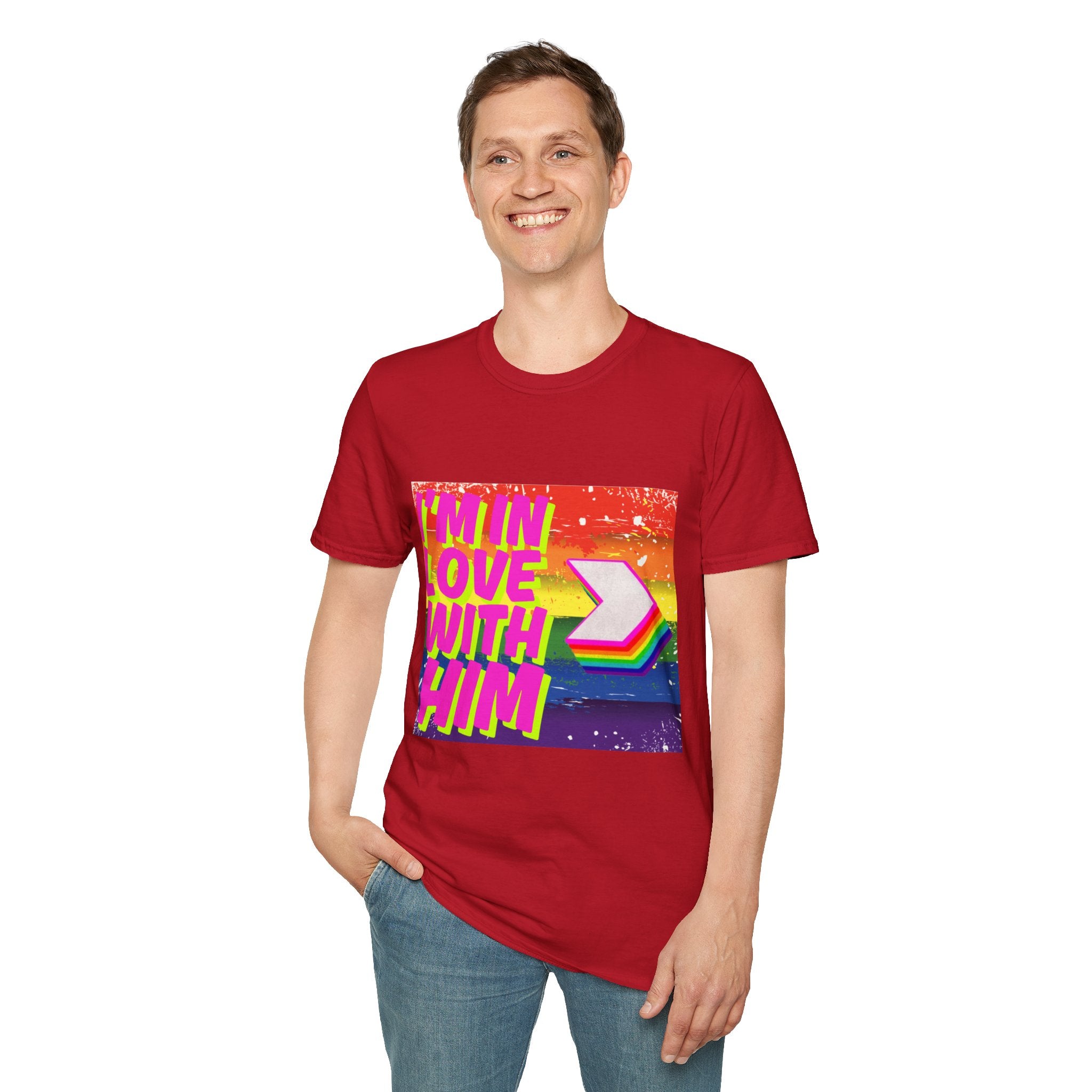 I'm In Love With Him Unisex Softstyle T-Shirt