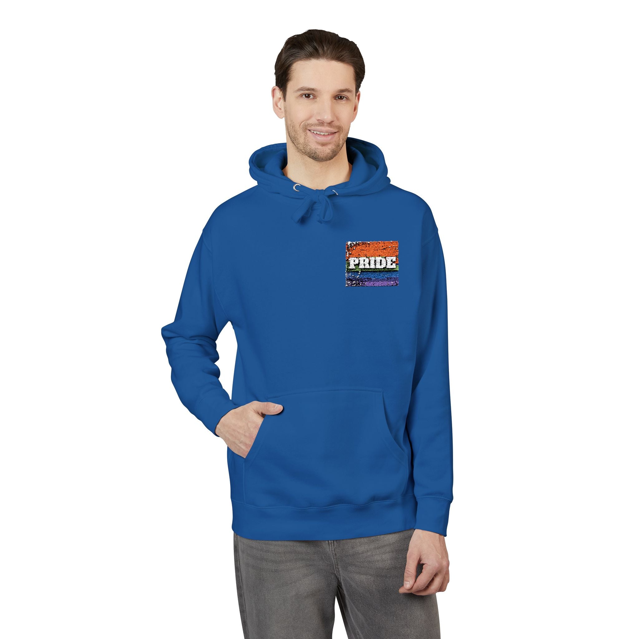 Pride Rainbow Unisex Fleece Hoodie