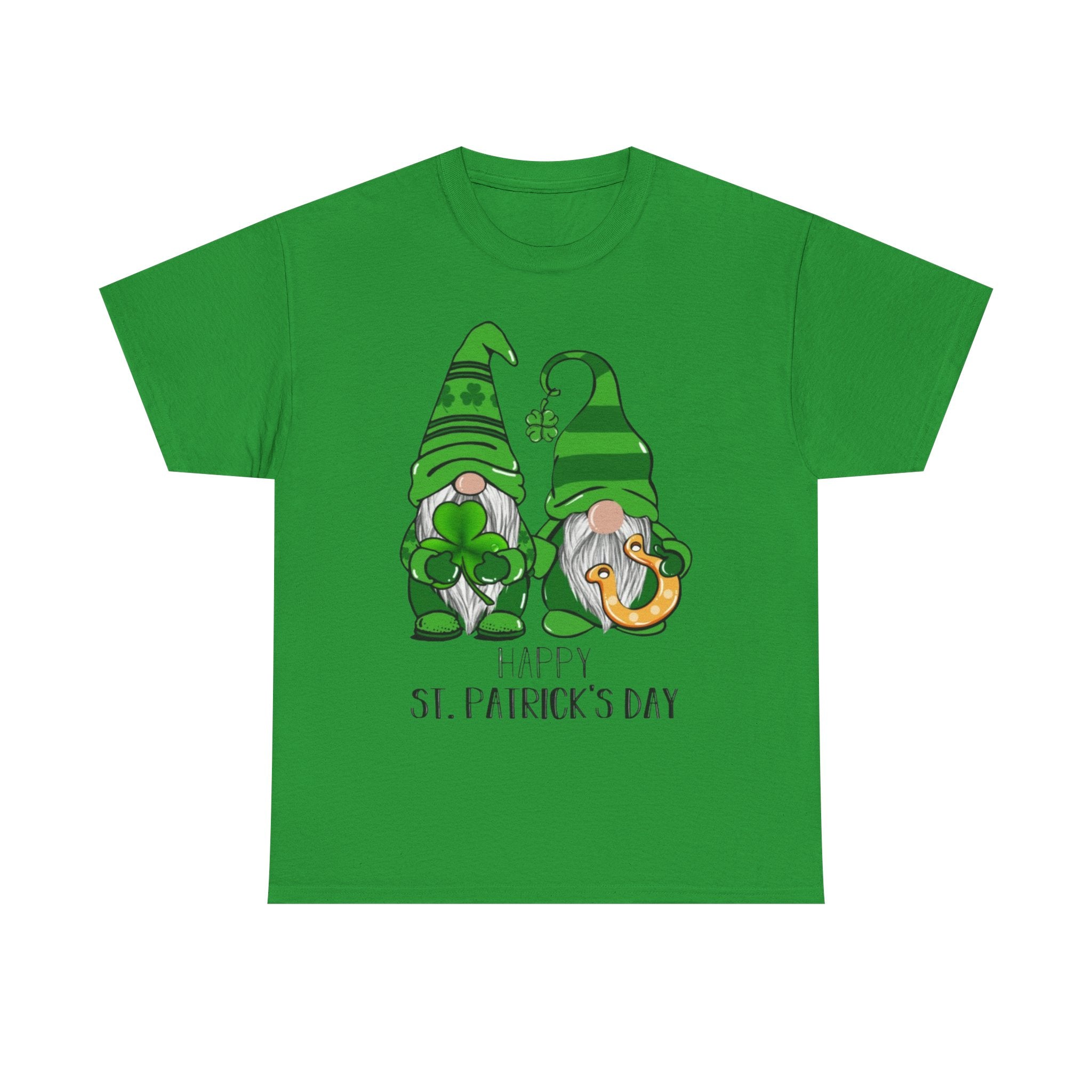 Happy St. Patrick's Day Gnome Unisex Heavy Cotton T-Shirt