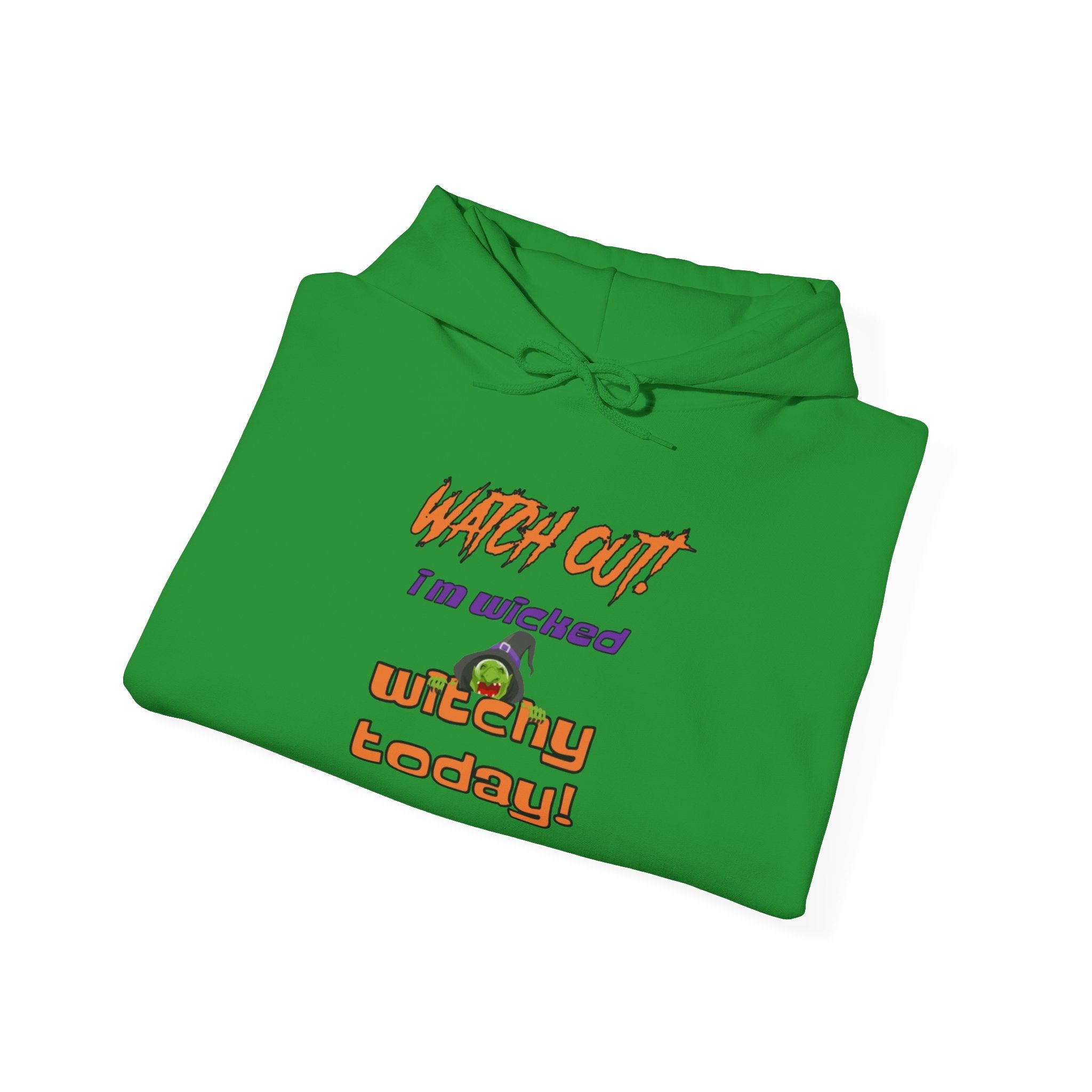 Watch Out I Am Wicked Witchy Today Unisex Heavy Blend Hooded Sweatshirt
