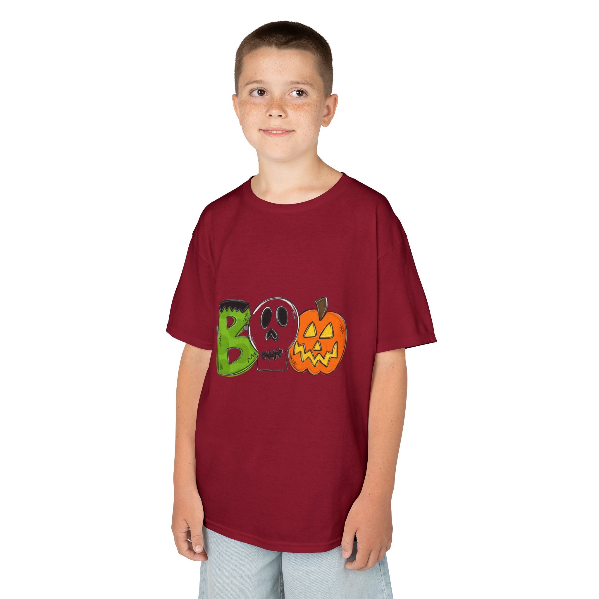 Halloween BOO Kids Short Sleeve T-Shirt