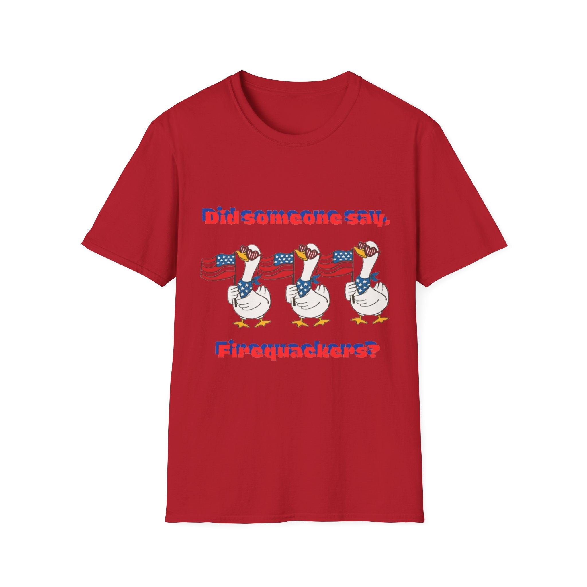 Firequackers Unisex Softstyle T-Shirt