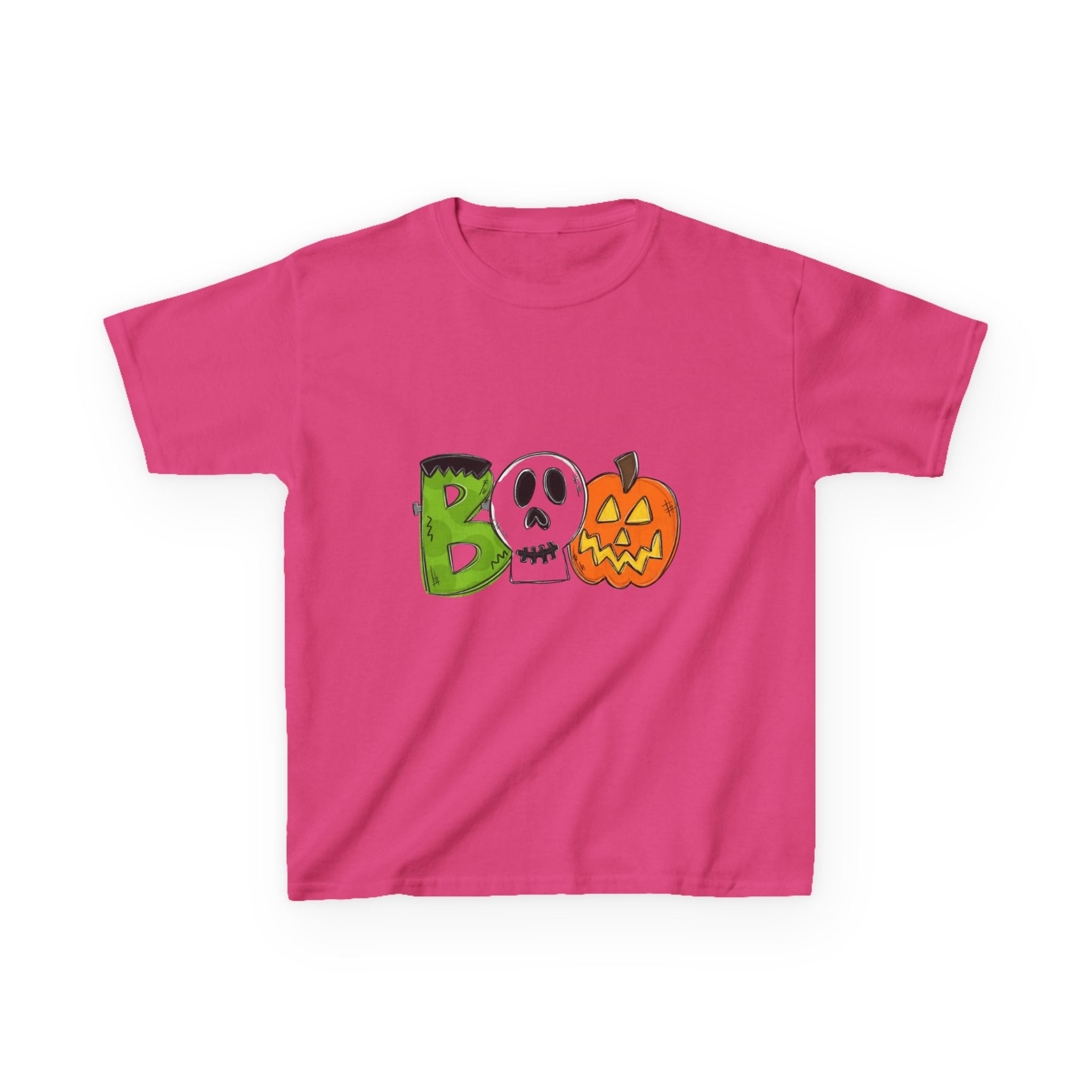 Halloween BOO Kids Short Sleeve T-Shirt