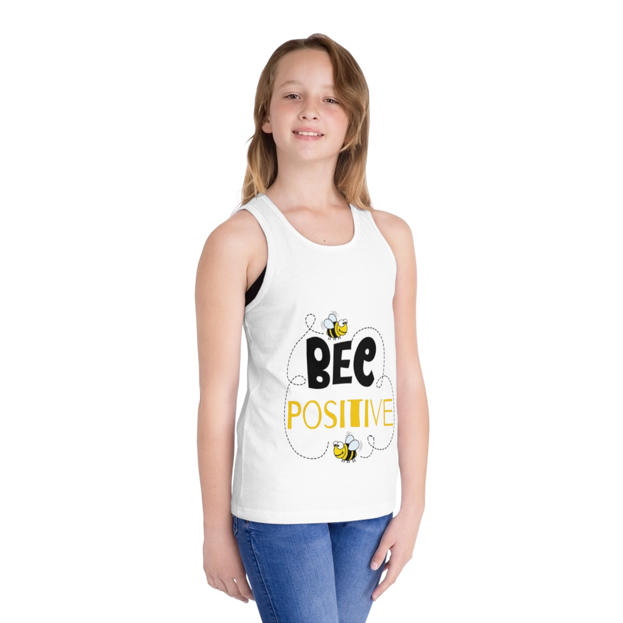 Bee Positive Kid's Jersey Tank Top