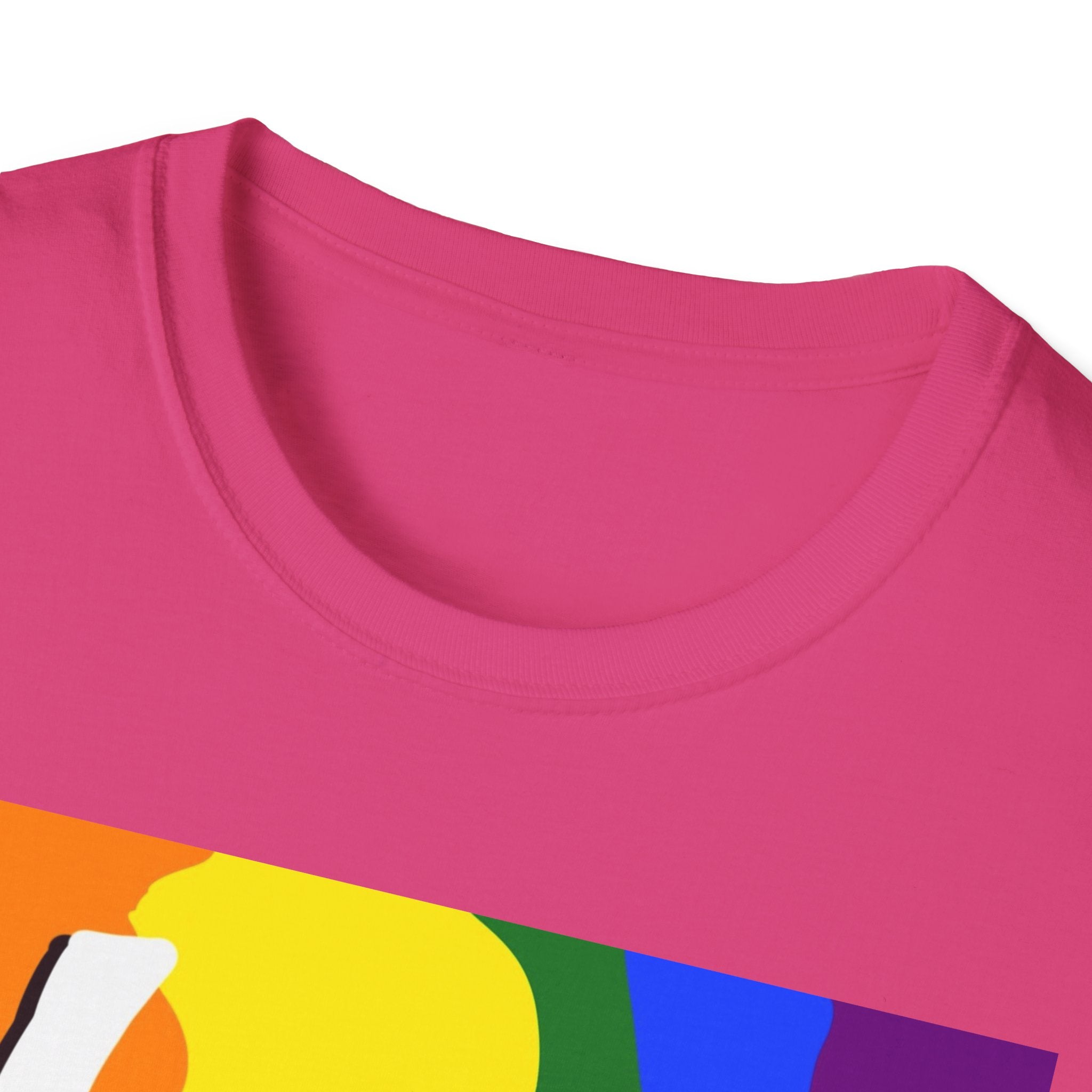 Colorful Pride Love is Love Unisex Softstyle T-Shirt