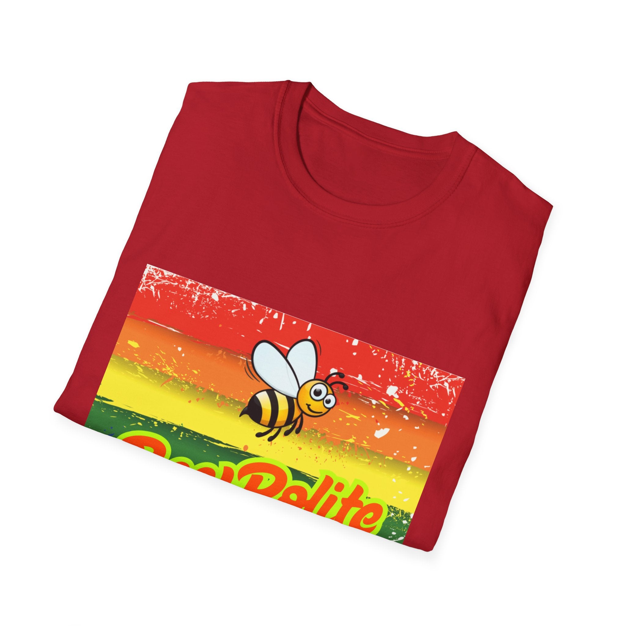Bee Polite Rainbow Unisex Softstyle T-Shirt