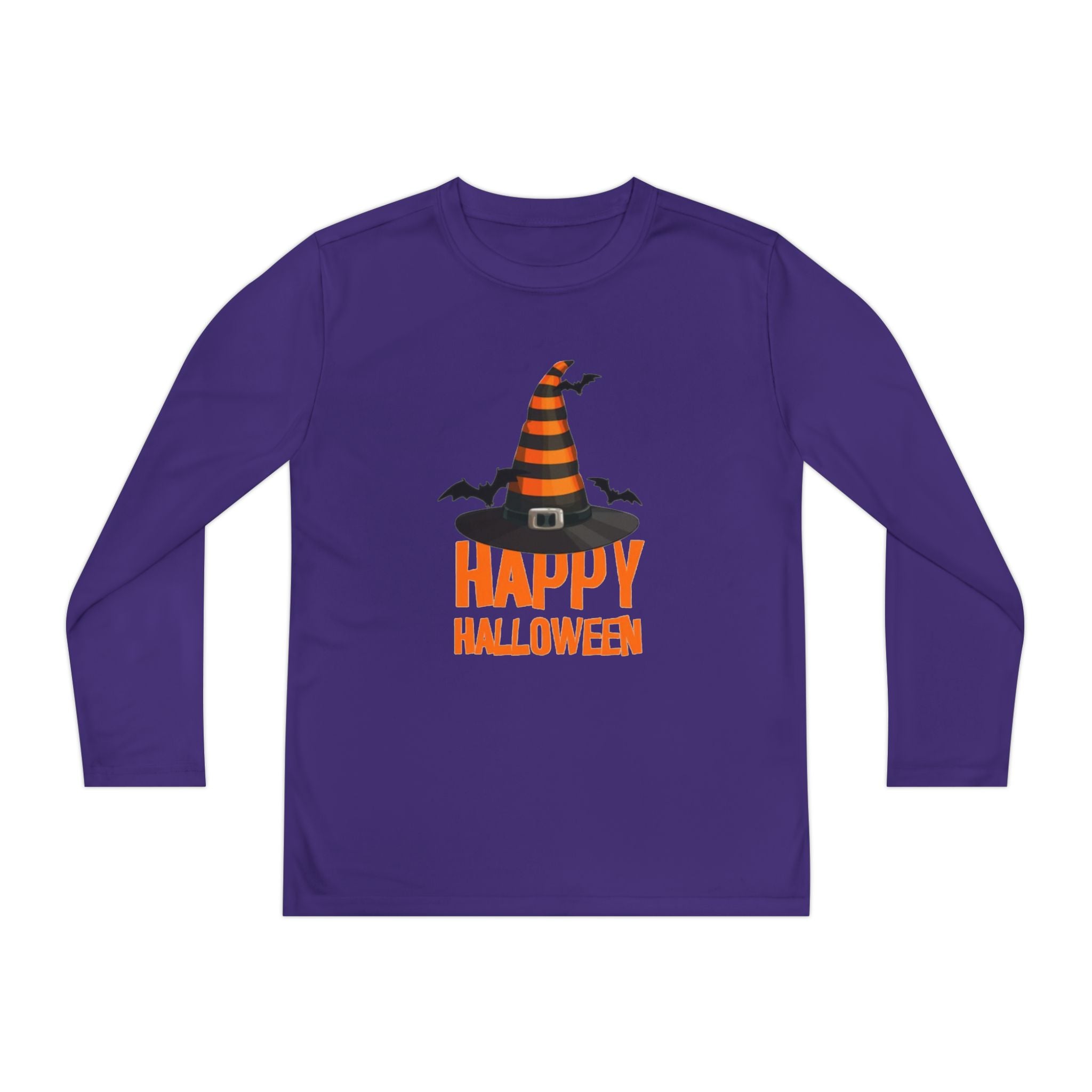 Happy Halloween Youth Long Sleeve Competitor T-Shirt