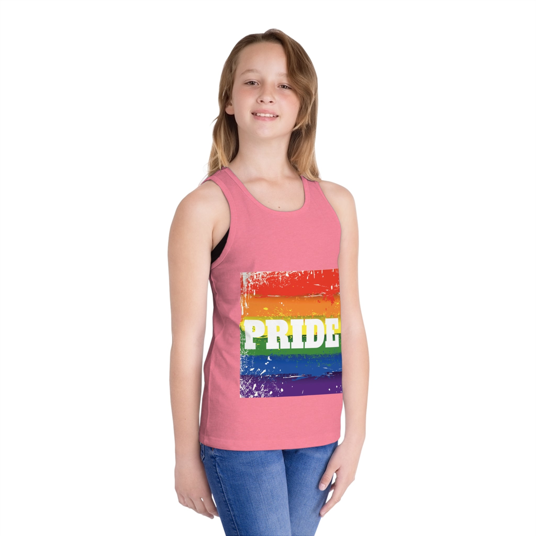 Pride Rainbow Kid's Jersey Tank Top
