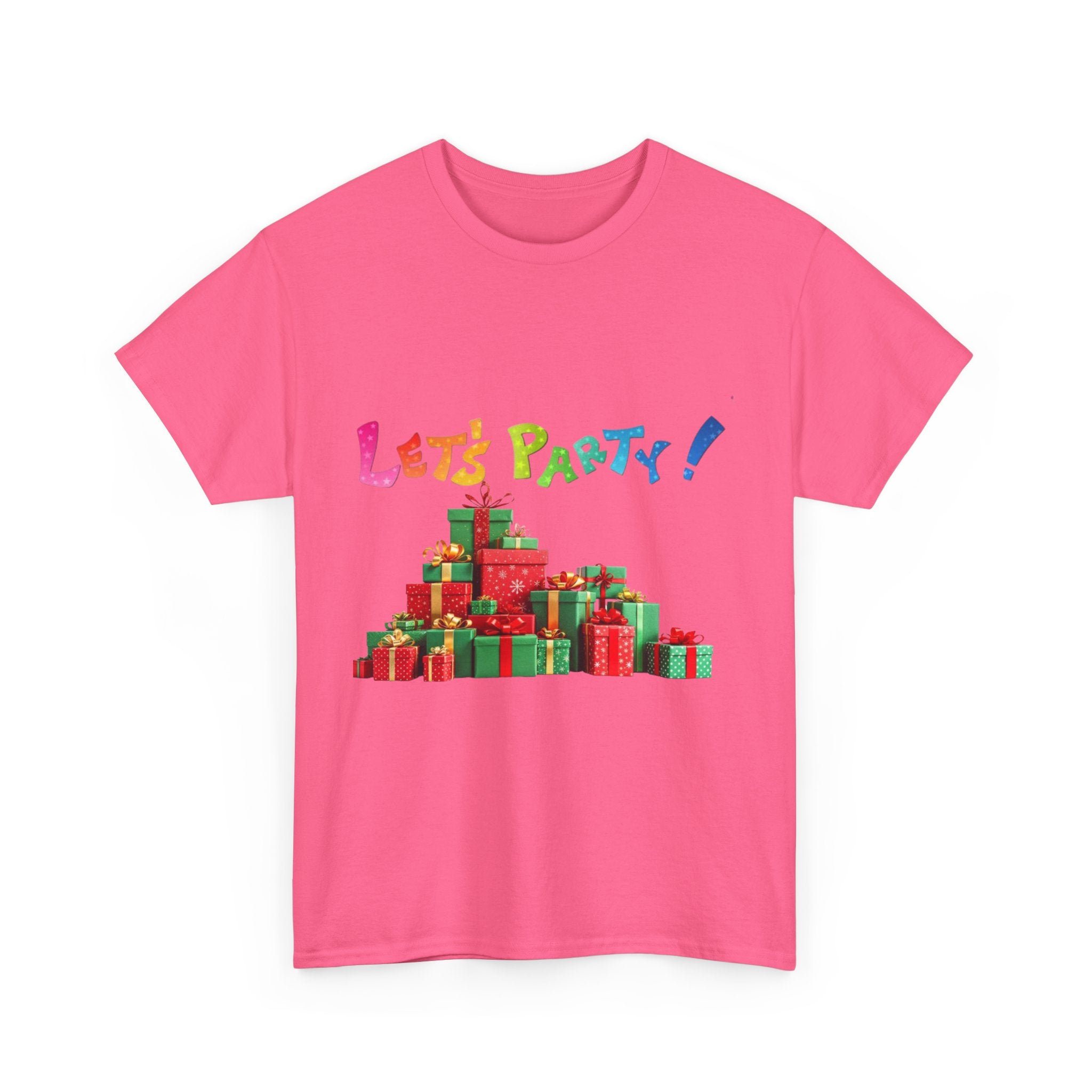 Let's Party! Christmas Presents Unisex Heavy Cotton T-Shirt