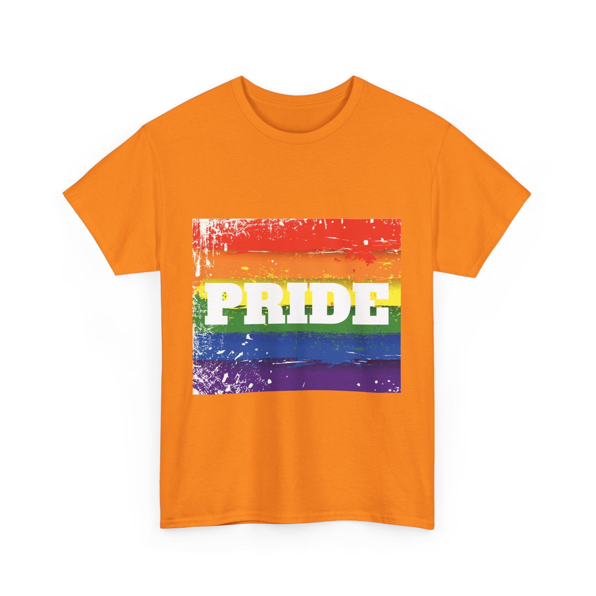Pride Rainbow Unisex Heavy Cotton T-Shirt