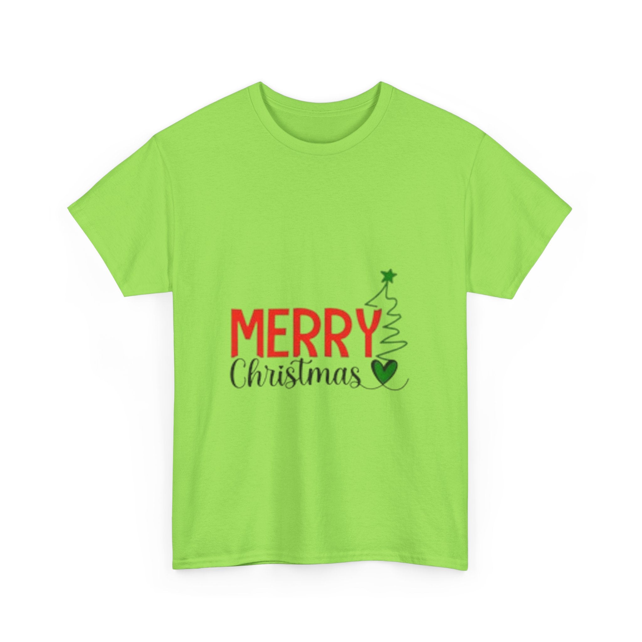 Merry Christmas Unisex Heavy Cotton T-Shirt