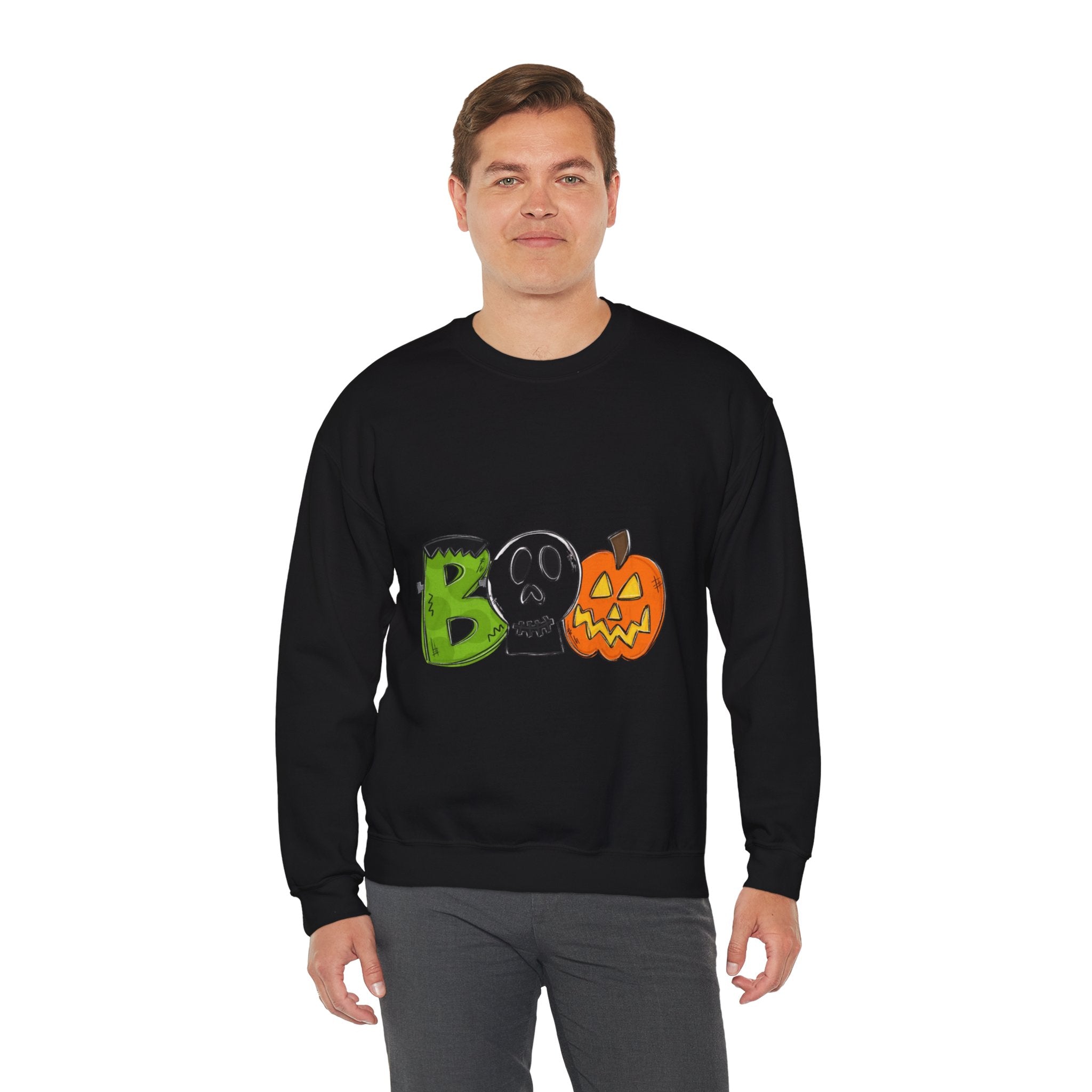 Halloween Boo Unisex Crewneck Sweatshirt
