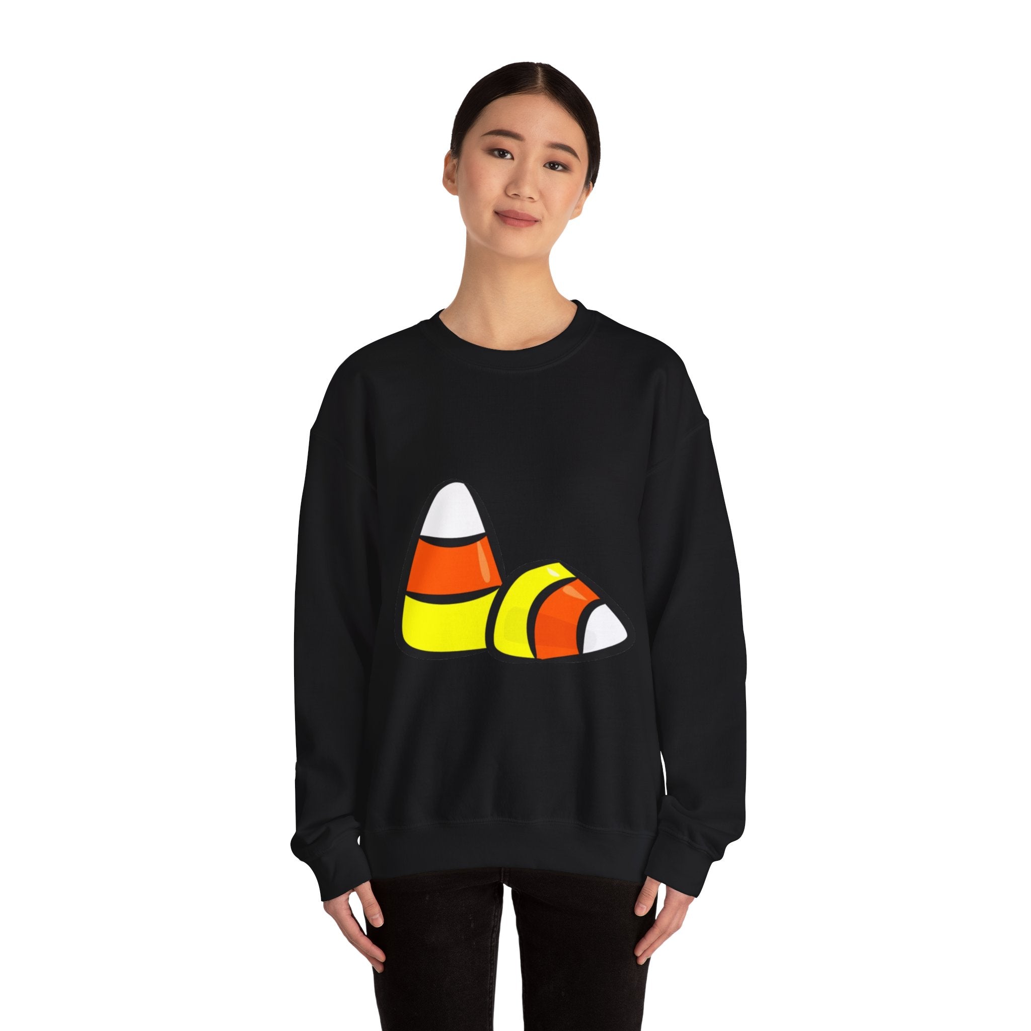 Halloween Candy Corn Unisex Heavy Blend™ Crewneck Sweatshirt