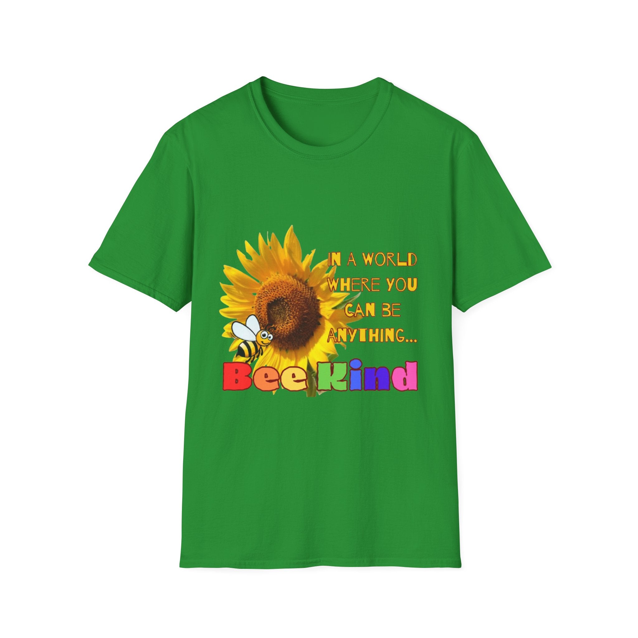 Bee Kind Sunflower Unisex Softstyle T-Shirt