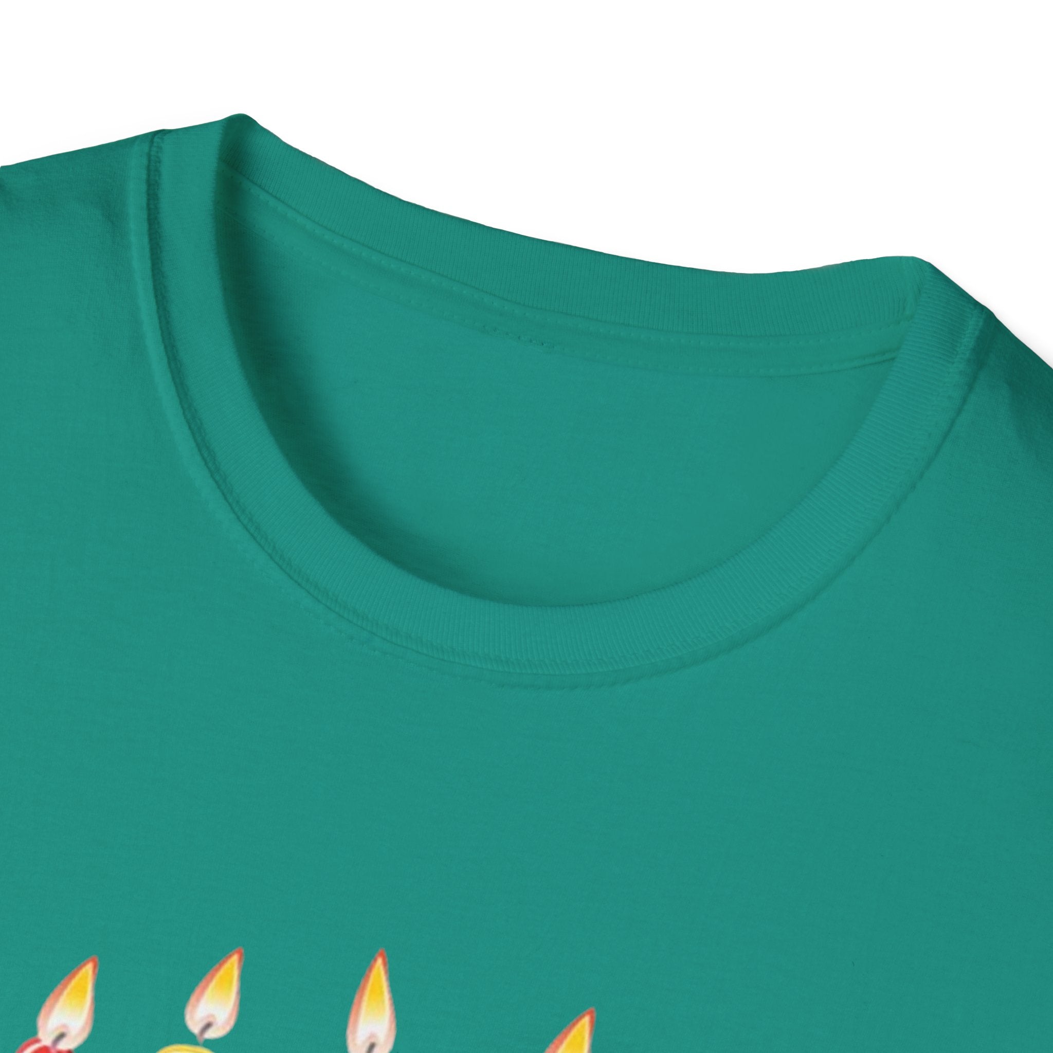 Happy Birthday Cake Unisex Softstyle T-Shirt Personalize It!