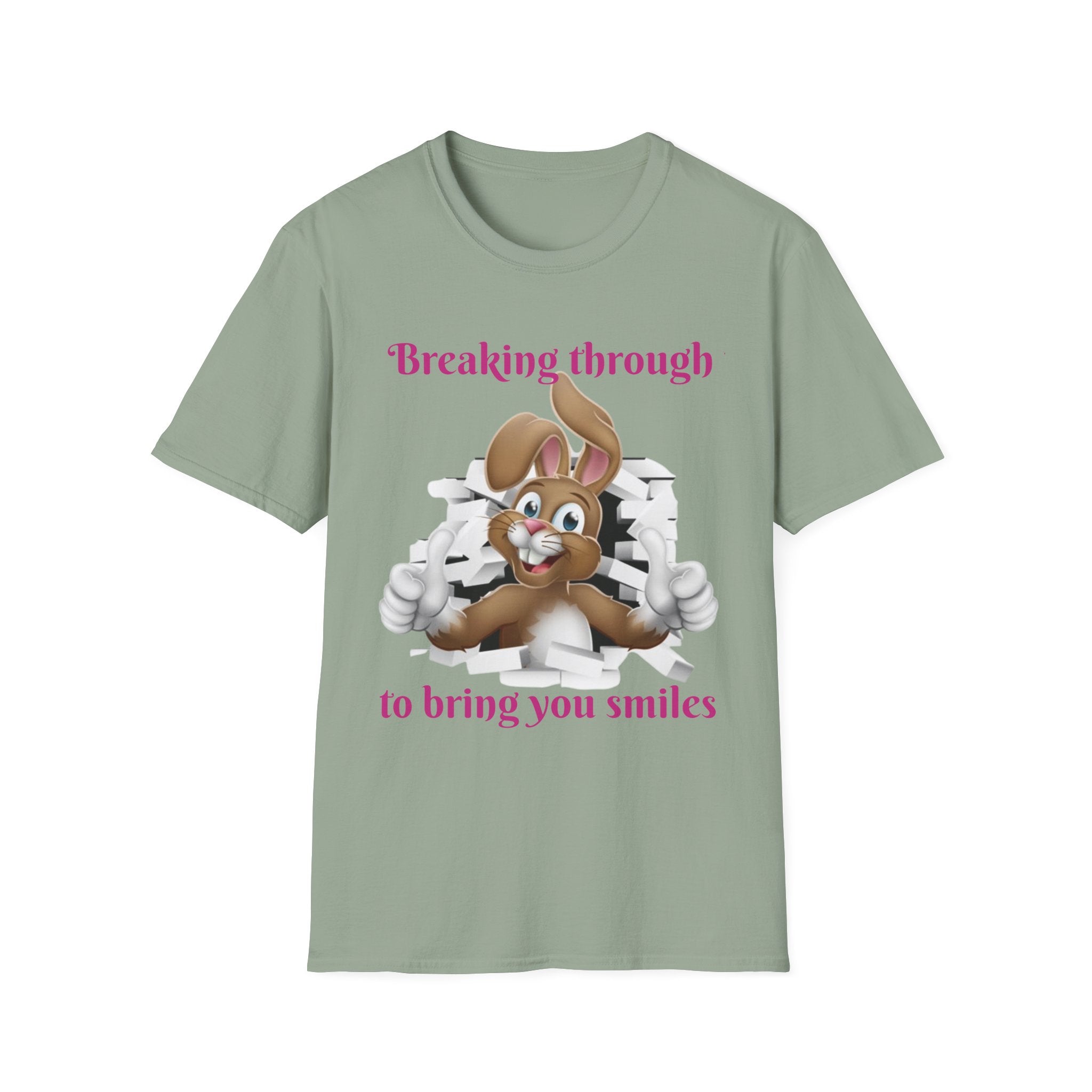 Breaking Through To Bring You Smiles Unisex Softstyle T-Shirt