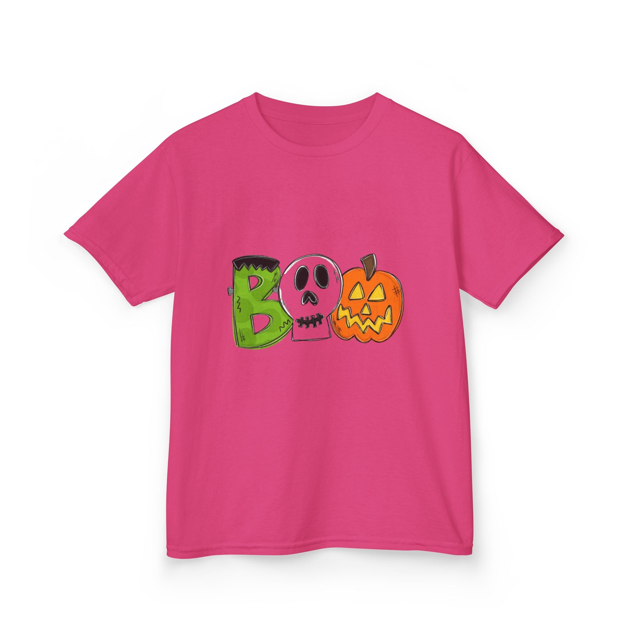 Halloween BOO Kids Short Sleeve T-Shirt