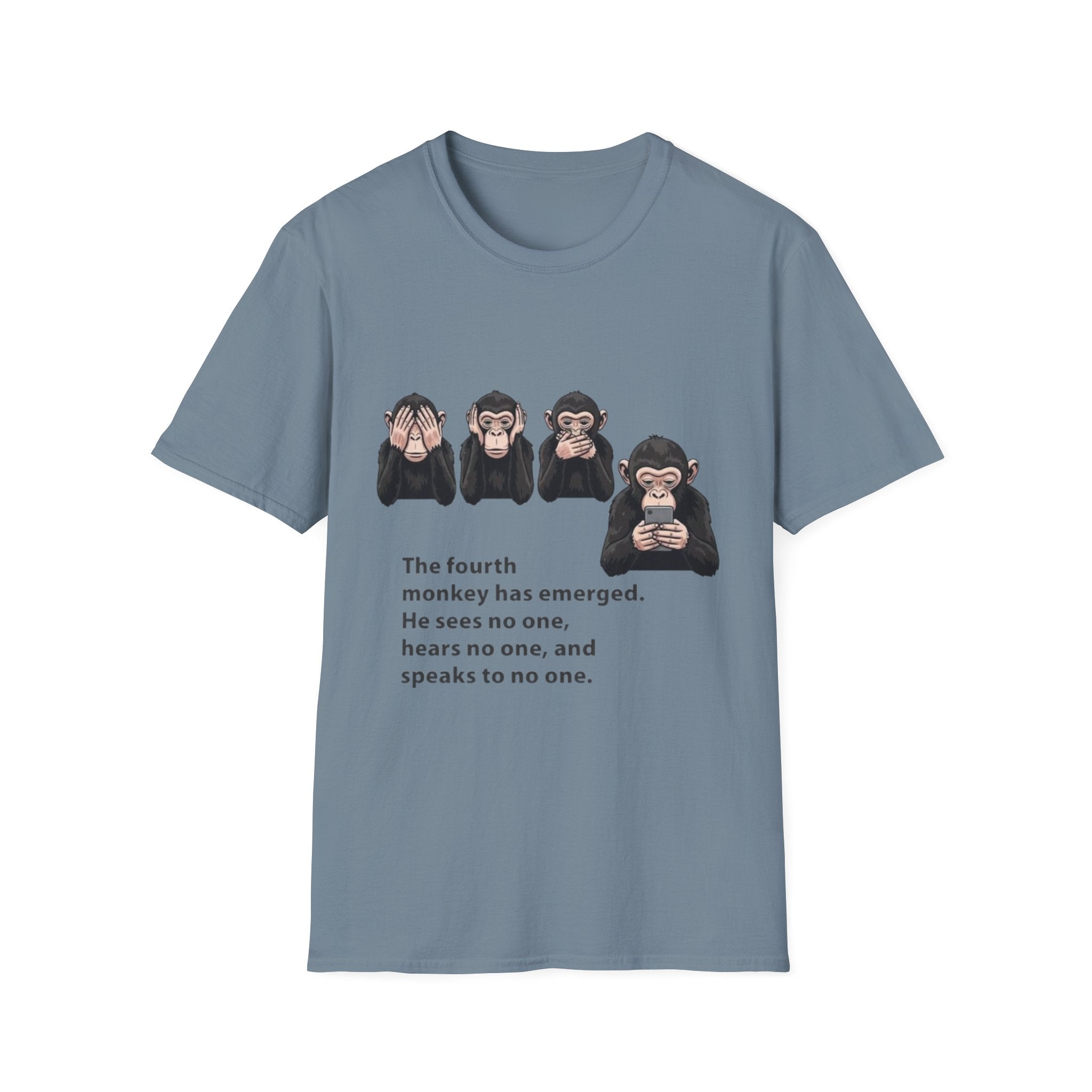 Four Monkeys Unisex Softstyle T-Shirt